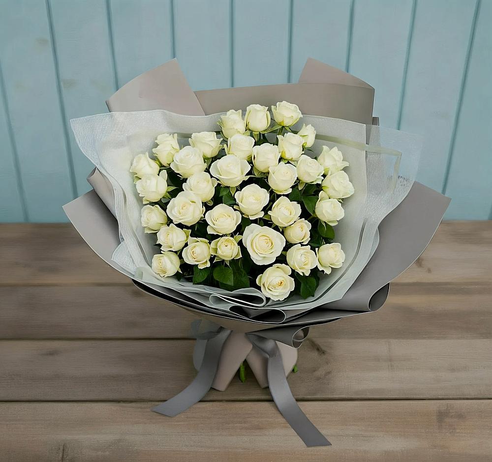 Букет Белоснежная нежность в Котово