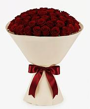 Букет 101 Бордовая роза Блэк Бакарра в Котово