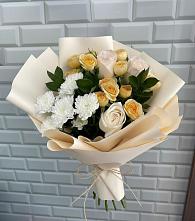Букет цветов из:  Розы и Хризантемы в Котово