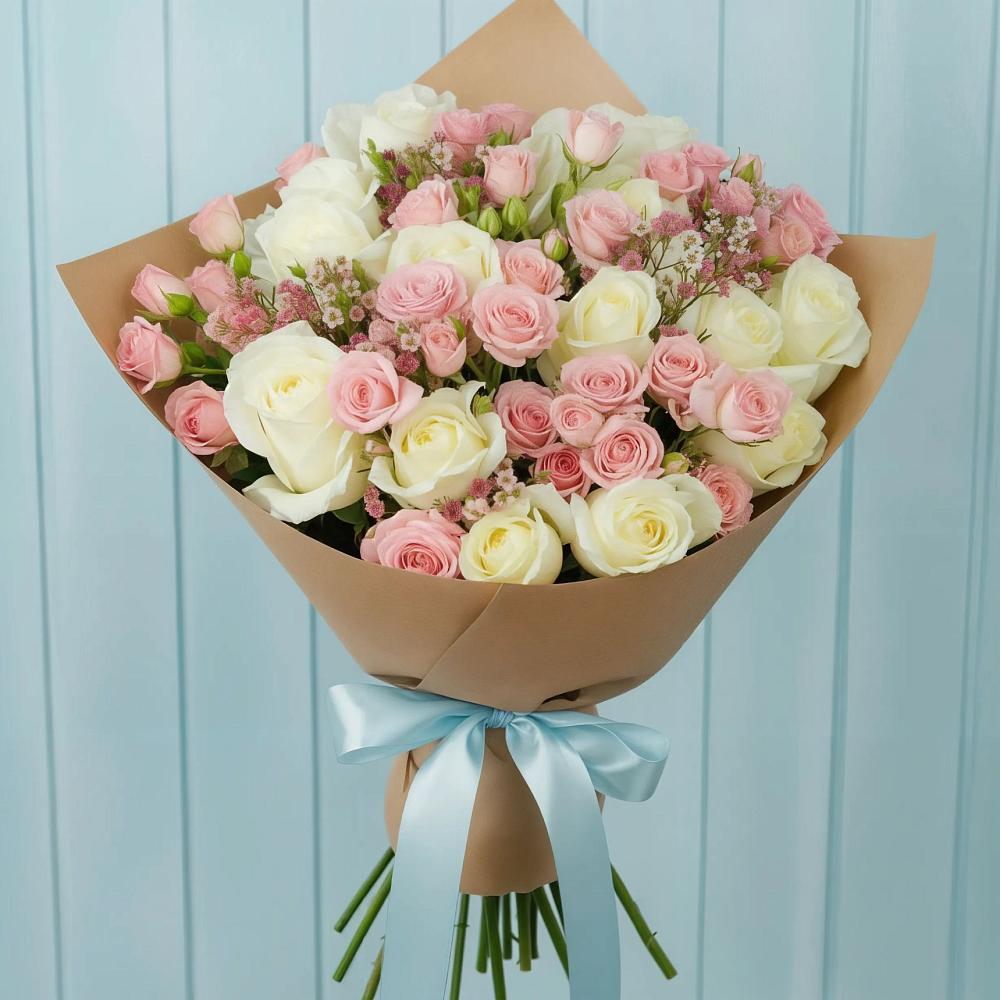 Букет цветов из: Розы в Котово