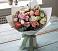 Букет цветов из: Розы, Лизиантусы и Гвоздики в Котово