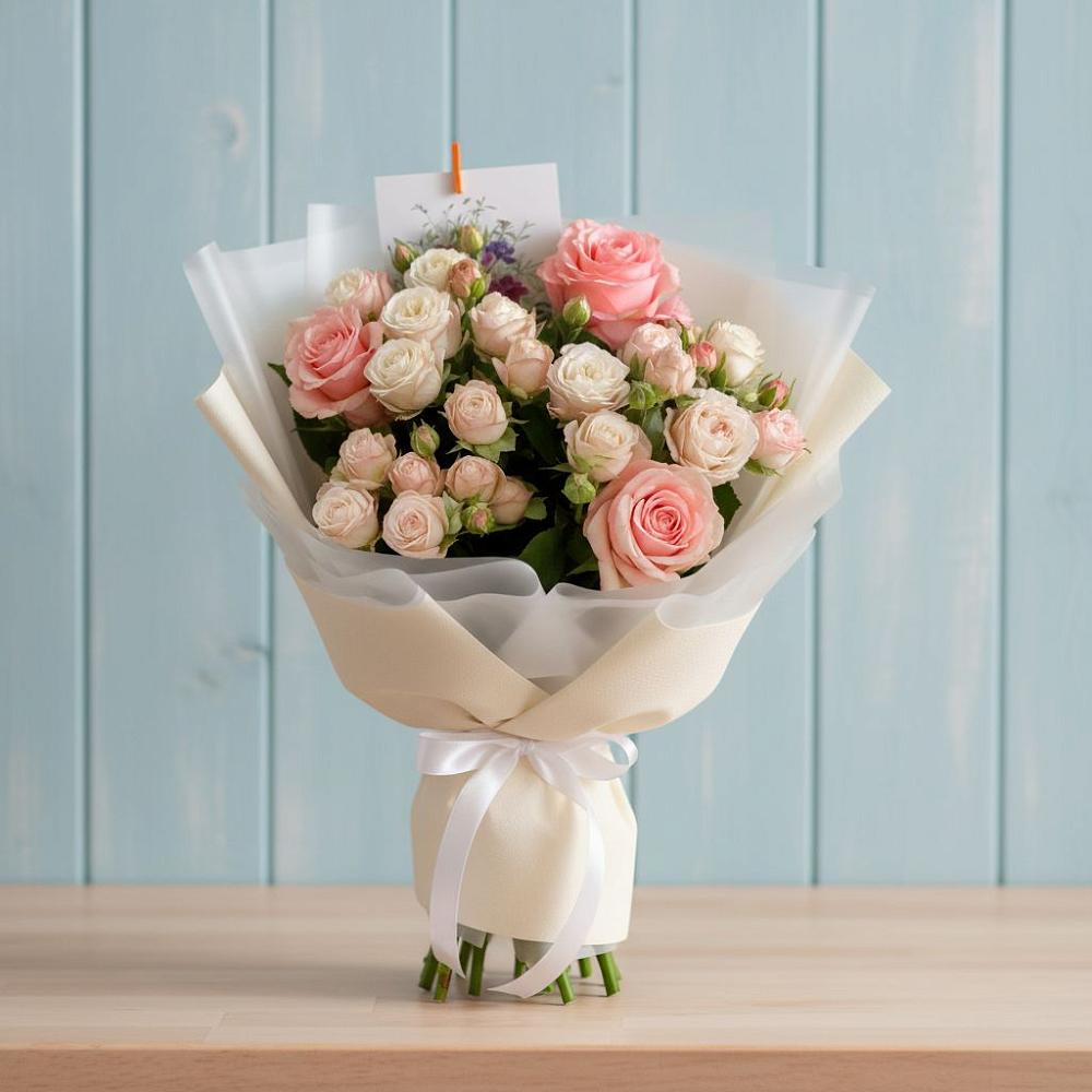 Букет цветов из: Розы в Котово