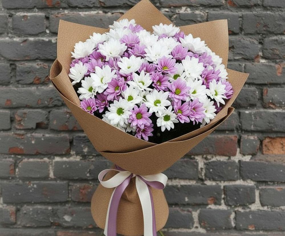Букет цветов из: Хризантемы в Котово