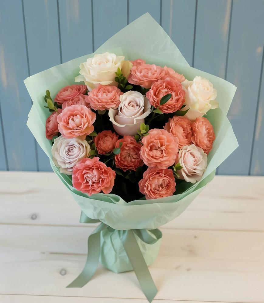 Букет цветов из: Розы в Котово