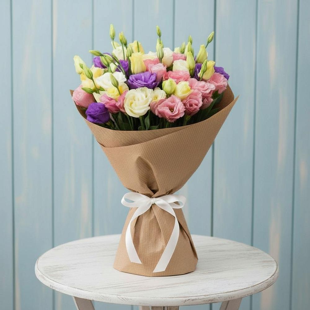 Букет цветов из: Лизиантусы в Котово