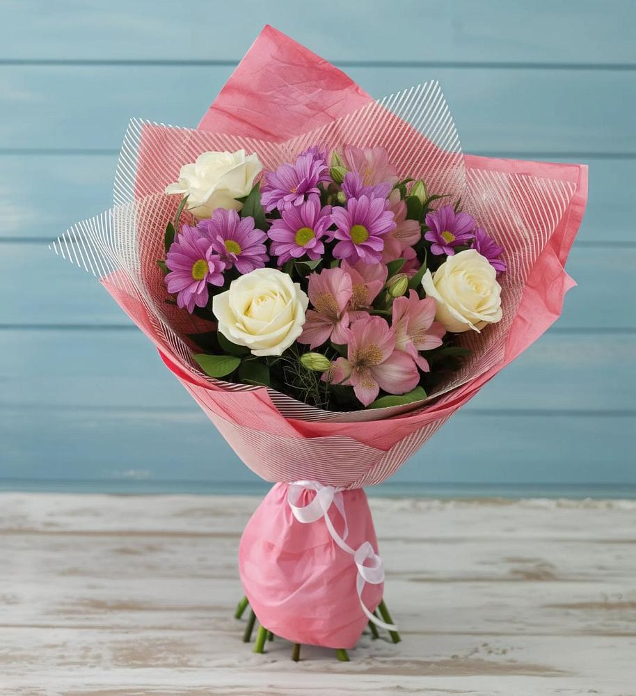 Букет цветов из: Герберы в Котово