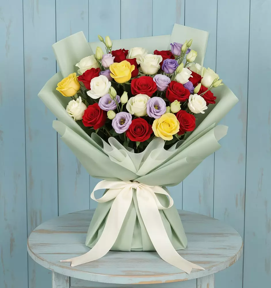 Букет цветов из: Розы в Котово