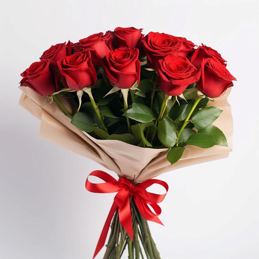 Букет 11 Красных роз Эдлесс Лав в Котово